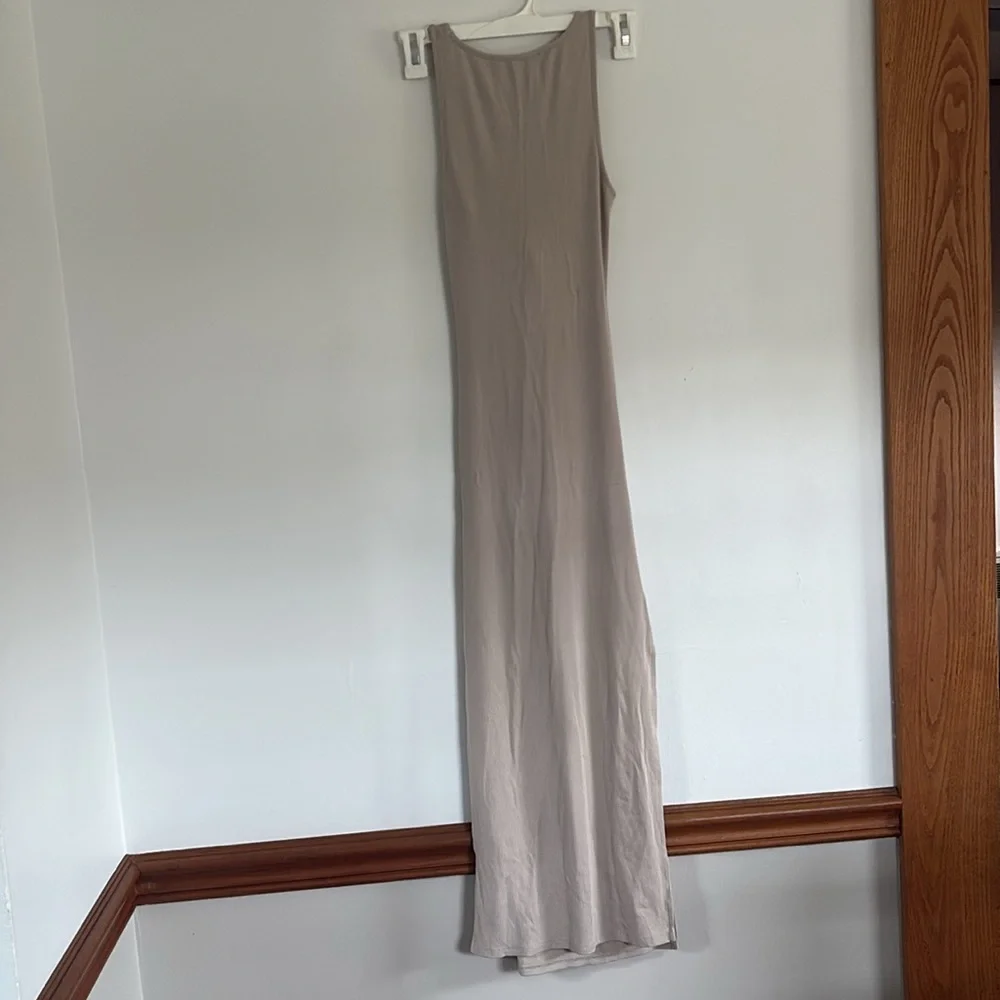 Sophie Rue Tan Cut Out Ruched Bodycon Dress - Picture 7 of 12